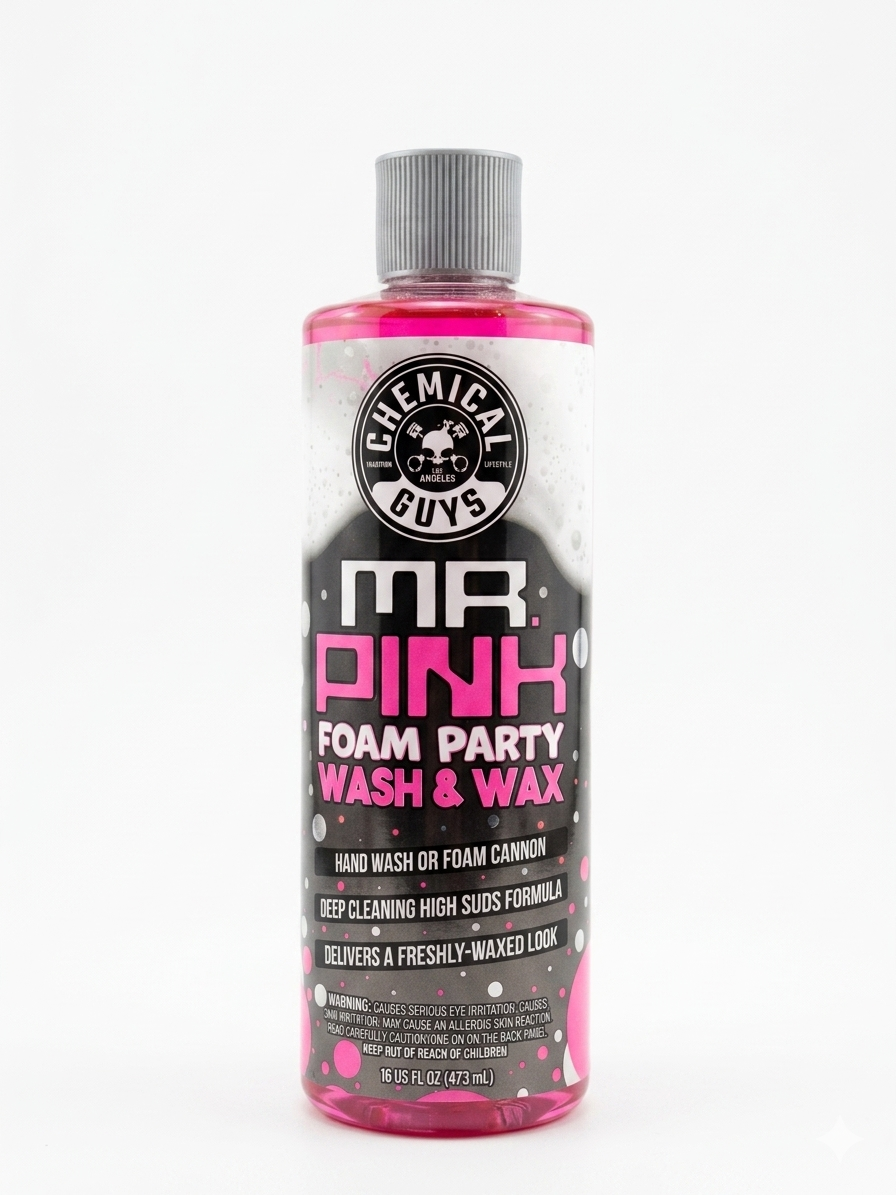 Mr. Pink Foam Party Wash &amp; Wax de Chemical Guys 473ml