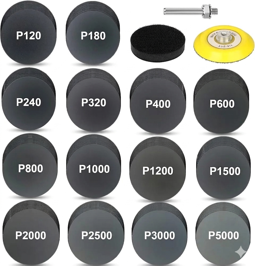 Kit de lijas Disco 3¨140Unidades