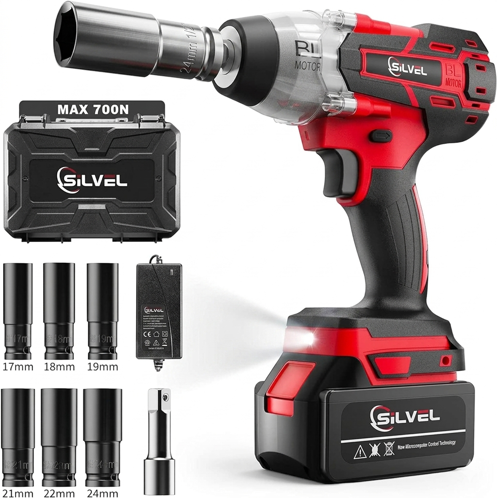 Llave de impacto Silvel de 650Nm