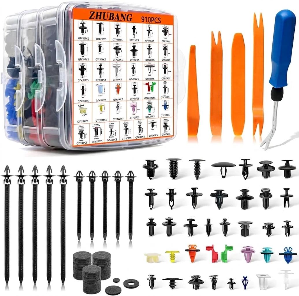 Caja clips y llaves 975 piezas