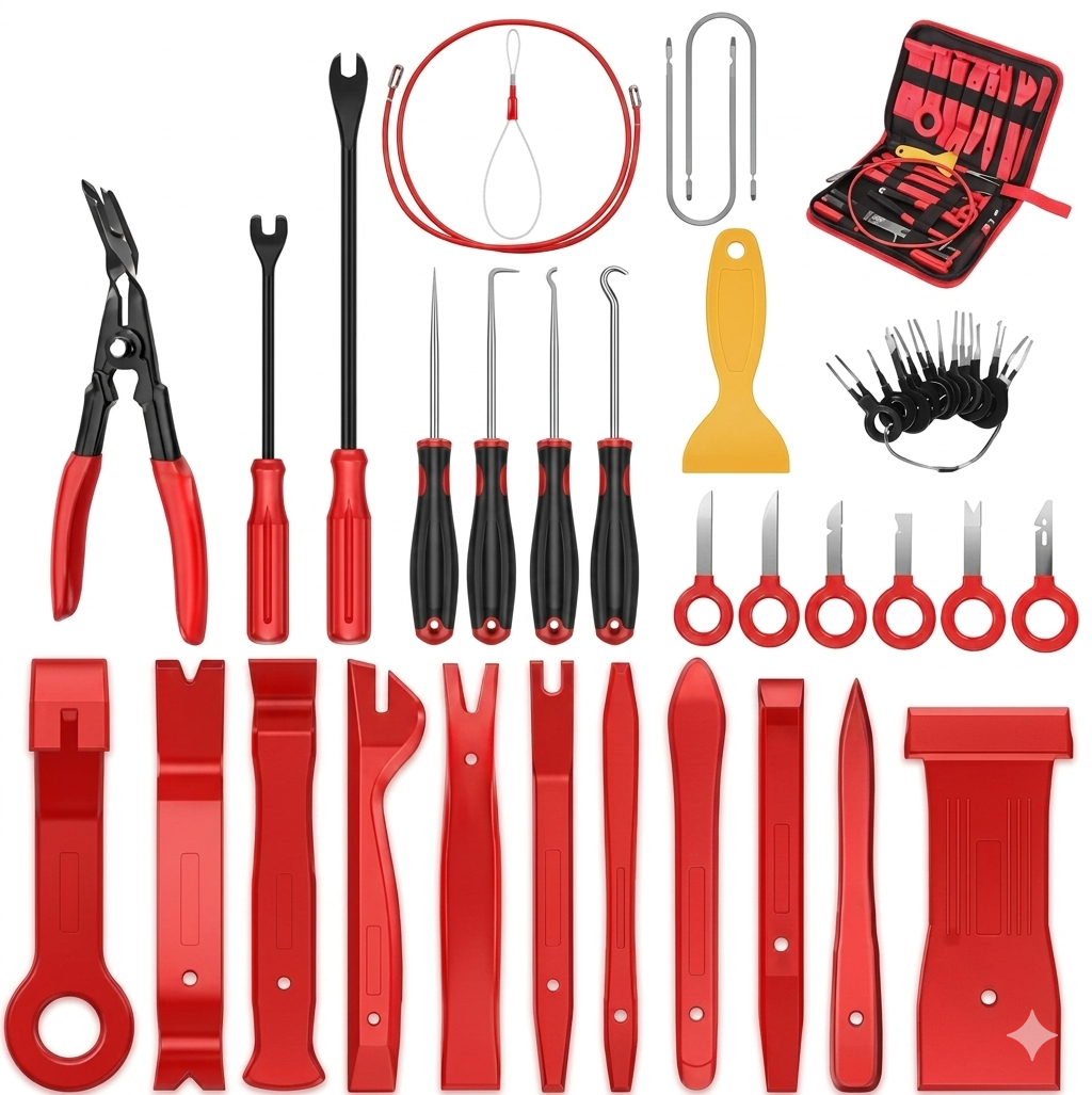 Kit de llaves  para extraccion de piezas